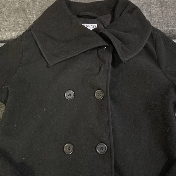 Old Navy Fleece Pea Coat - Picture 3 of 7